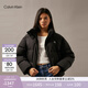 Calvin KleinJeans【防水】秋冬女士戶(hù)外休閑少女風(fēng)ck絨領(lǐng)立領(lǐng)鴨絨羽絨服外套 BEH-太空黑 XS