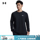 安德瑪（Under Armour）EF男子亨利領(lǐng)運動(dòng)休閑長(cháng)袖T恤6010174 黑色001   L   