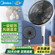 美的（Midea）落地扇家用電風(fēng)扇大風(fēng)量立式七葉節能強風(fēng)電扇臥室降溫柔風(fēng)輕音臺地兩用搖頭風(fēng)扇 【直流變頻 40CM加大網(wǎng)罩】SDJ35PJN