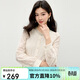 秋水伊人氣質(zhì)小香風(fēng)上衣2026年春季新款女優(yōu)雅通勤領(lǐng)口裝飾蕾絲衫