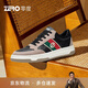 零度zero男鞋舒適時(shí)尚百搭休閑運動(dòng)鞋戶(hù)外潮流板鞋小白鞋男 黑棕 41