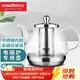 金灶（KAMJOVE）耐熱玻璃茶壺 不銹鋼過(guò)濾花茶壺電陶爐煮茶壺電磁爐專(zhuān)用燒水壺 A100/1L