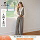香影輕職場(chǎng)灰色通勤套裝女2026春季新款高智感襯衫馬甲西褲三件套 卡其綠 M