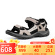 愛(ài)步（ECCO）Offroad運動(dòng)魔術(shù)貼涼鞋休閑沙灘鞋女 越野069563 杏色 38