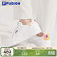 FILA FUSION斐樂(lè )潮牌女子板鞋2025年時(shí)尚休閑鞋網(wǎng)球文化鞋小白鞋