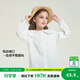 左西女童連衣裙秋裝套裝2026新款兒童牛仔裙女孩超好看背帶裙子潮 白色襯衫 130 建議身高130cm左右