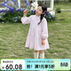 LUSON陳大豬女童長(cháng)袖連衣裙2025春秋新款洋氣兒童a字公主裙拜年服