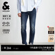 杰克·瓊斯（JACK&JONES）男裝牛仔褲時(shí)尚簡(jiǎn)約日常長(cháng)褲貓須水洗長(cháng)褲彈力修身褲子225432032 A14深牛仔藍 常規 33 180 W33/L32