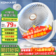康佳（KONKA）空氣循環(huán)扇家用風(fēng)扇臺式桌面電風(fēng)扇廚房輕音換氣扇宿舍搖頭壁掛電扇交流定頻小風(fēng)扇KXHS-1511-P
