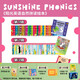 蓋世童書(shū) 陽(yáng)光英語(yǔ)自然拼讀繪本 Sunshine Phonics少兒英語(yǔ)26個(gè)字母音英文拼讀 支持小怪獸3代點(diǎn)讀筆點(diǎn)讀 1-3合輯（107本）