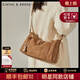 CinvaiKrose官方店小c&k復古小拎包包女包2026新款單肩托特包三八節女神禮物 棕色【送女友老婆女生禮物走心實(shí)用】