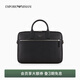 EMPORIO ARMANI/阿瑪尼官方旗艦【禮物】男休閑復古通勤手提斜挎托特公文包秋冬 81072-黑色