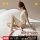 意芬秋衣秋褲女士新疆棉保暖內衣套裝薄款95%棉毛衫秋冬季女線(xiàn)衣線(xiàn)褲 月膚 【200G輕暖/適宜10℃至20℃】 L （建議100-120斤穿著(zhù)）
