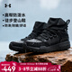 安德瑪（Under Armour）新款男子高幫運動(dòng)鞋耐磨防滑拒水保暖登山徒步戶(hù)外運動(dòng)靴3027681 3027681-001 43.5