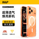 W&P【抗黃認證丨AI靈動(dòng)按鍵】適用iphone17promax手機殼蘋(píng)果17promax保護套磁吸充電全包防摔透明殼wp