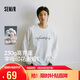森馬（Semir）王安宇同款|長(cháng)袖T恤男純棉打底衫字母t25秋印花內搭109725101204
