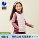 迷你巴拉【三防】男女童防風(fēng)保暖連帽羽絨服寶寶立領(lǐng)羽絨馬甲
