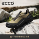 愛(ài)步（ECCO）男運動(dòng)戶(hù)外 抓地耐磨戶(hù)外越野鞋 越野822354 黑色/軍綠色 43 HL
