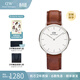 丹尼爾惠靈頓（DanielWellington）DW手表女男 簡(jiǎn)約時(shí)尚歐美表男女士石英情侶手表 生日禮物送女友 36MM DW00100052