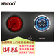 黑狗（HEIGOO）不挑鍋雙環(huán)電陶爐嵌入式電氣氣電兩用灶具燃氣灶家用煤氣雙灶氣電灶二合一體一電一氣灶 左電陶右氣 瓶裝液化氣20Y