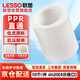 聯(lián)塑（LESSO）PPR水管配件 4分20熱熔直通 自來(lái)水管管接頭連接頭白色 dn20（10個(gè)/件）
