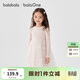 巴拉巴拉【balaOne】童裝女童連衣裙網(wǎng)紗公主裙2026春新款蝴蝶結長(cháng)袖拼接