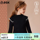 ASK JUNIOR兒童毛衣2025季中大童花邊袖半高領(lǐng)針織打底衫女童長(cháng)袖線(xiàn)衫
