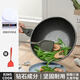 kimscook鉆石炒鍋30cm韓魔廚無油煙不粘煎炒菜鍋可恩COREN通用明火電磁爐 鉆石系列不粘鍋送鍋蓋硅膠鏟 30cm