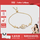 Amber Lollipop六芒星珍珠手鏈女士手環(huán)小眾感手串生日520情人節禮物送女友老婆 金色
