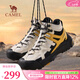 駱駝（CAMEL）【云山2代】冬季男鞋棉鞋男鞋棉靴加絨雪地靴戶(hù)外高幫徒步鞋 G15W852077 銀樺黃 43