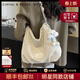 CinvaiKrose官方店小c&k單肩包包女包2026新款托特包斜挎包生日情人節520禮物 白色White【送女友老婆女生禮物走心】