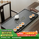 金鑲玉 烏金石茶盤(pán)茶托簡(jiǎn)約商務(wù)家用大號石質(zhì)茶臺加長(cháng)款亦雅80*40