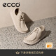 愛(ài)步（ECCO）男女同款 春季軟底時(shí)尚休閑鞋舒適透氣皮鞋增高 JOKE系列552504 石灰色55250490205 43