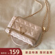 南風(fēng)Chio2nd霓光舞曲盒子包包女款2026新款粉色鏈條單肩斜挎小包 淺粉色