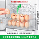 家の物語(yǔ)（KATEI STORY）日本側門(mén)雞蛋收納盒冰箱用食品級保鮮盒廚房整理專(zhuān)用裝放蛋托神器