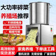 華世萬(wàn)旗碎菜機碎草機喂雞鴨鵝豬養殖家用多功能電動(dòng)瓜果蔬菜切菜打菜機 旗艦款不卡機丨蔬果藤類(lèi)南瓜2400W電機不銹鋼機身