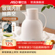 愛(ài)仕達（ASD） 保溫壺 家用雙層玻璃內膽壺長(cháng)效鎖溫居家辦公大容量按壓式開(kāi)水瓶 1000ml  象牙白色