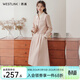 西遇（Westlink）西遇小香風(fēng)半身裙套裝女2026年秋季新款法式短款襯衣外套兩件套 粉色 XL (170)