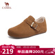 駱駝（CAMEL）松包2代全包勃肯鞋舒適深口鞋 L25W700108 駝色(全包絨里) 38