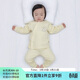歡喜小熊嬰兒衣服寶寶冬季內衣套裝兒童睡衣秋冬三層保暖純棉護肚高腰套