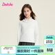 笛莎（DEESHA）官方童裝女童T恤春秋款大童女孩兒童洋氣甜美領(lǐng)子打底T恤