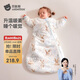 貝肽斯嬰兒睡袋暖姜恒溫兒童一體睡袋嬰幼兒防踢被睡衣秋冬中厚 萌兔M