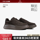德賽（DESAI）【總裁閃穿一腳蹬】復古時(shí)尚休閑鞋百搭舒適男鞋 咖色    40   