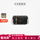 COOGI包包女款輕奢侈女士斜跨信封包生日母親情人節禮物送女友老婆媽媽 黑色