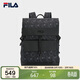 FILA斐樂(lè )官方【黑武士】男士背包2025冬時(shí)尚休閑翻蓋雙肩包書(shū)包電腦包