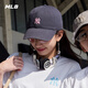 MLB帽子男女棒球帽鴨舌帽軟頂遮陽生日禮物3ACP7701N-50BKL-F