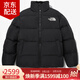 北面（The North Face）LOFTY 戶(hù)外男女款立領(lǐng)鵝絨防潑水羽絨服 時(shí)尚百搭情侶款保暖外套 Black/黑色 M /建議65kg