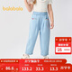 巴拉巴拉童裝兒童長(cháng)褲涼感牛仔褲女童2025夏季褲子松緊腰208225108008
