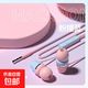 有線(xiàn)耳機3.5mm通用免提帶麥耳塞電鍍入耳雙色線(xiàn)高顏值帶麥雙聲道白磁有線(xiàn)耳機 入耳雙色線(xiàn)有線(xiàn)耳機（隨機顏色）