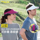 SUNDAY AFTERNOONS成人男女親子防曬帽子空頂帽跑步遮陽(yáng)帽馬拉松運動(dòng)徒步插太陽(yáng)鏡 玫紅色 均碼（建議頭圍54-61cm）